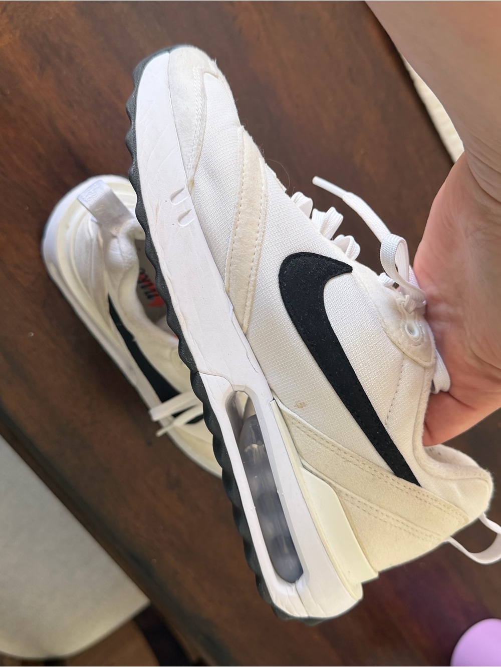 Nike White & Black Running Sneakers - Picture 3 of 5